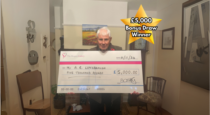 Heartfelt Congratulations to Our November Bonus Draw Winner, Mr. A.R. Lonsbrough!